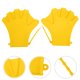 thumbnail image 2 of 1 par de paletas de natación ajustables, guantes de piscina y guantes auxiliares de buceo., 2 of 5