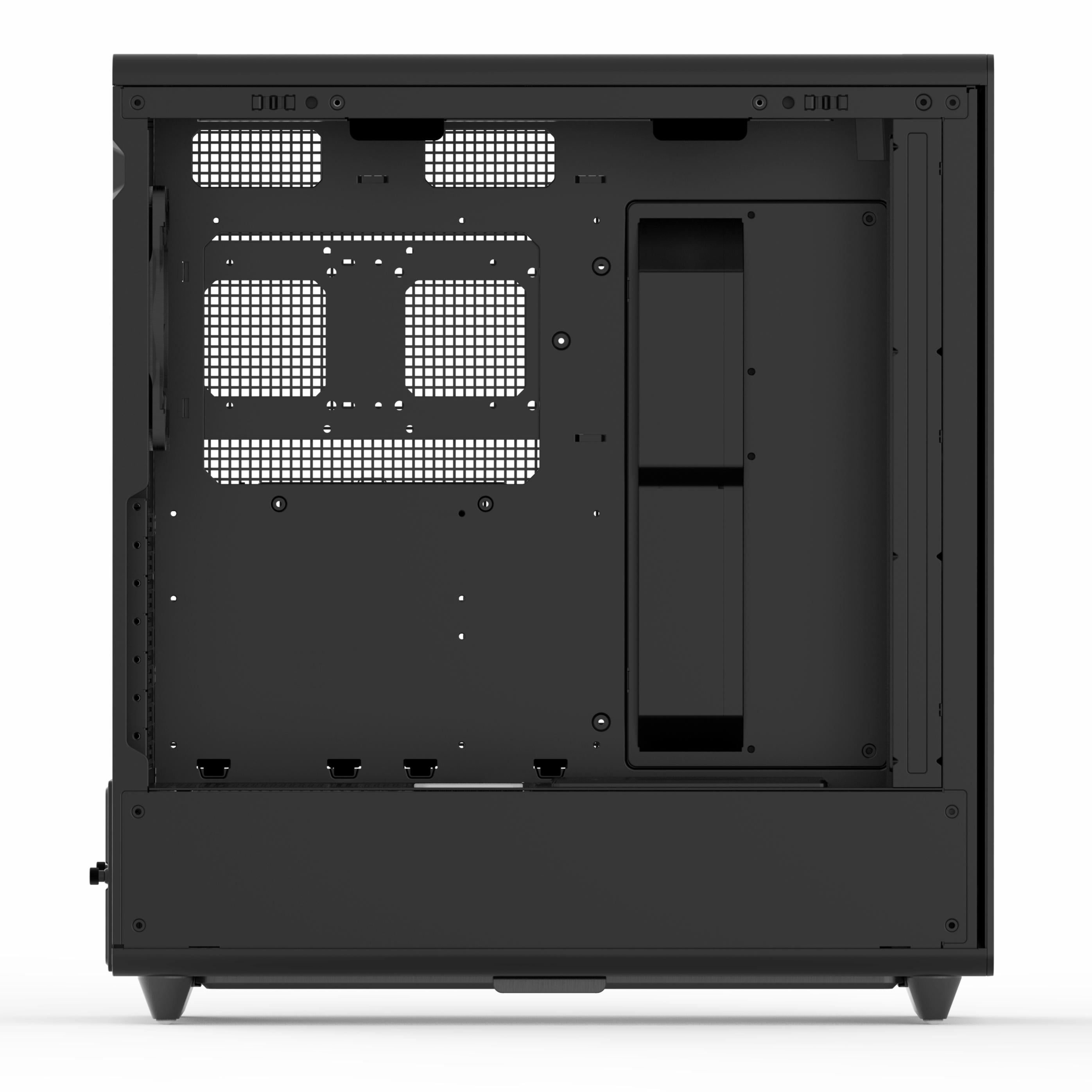 Rosewill Helium Air Mid Tower E-ATX Gaming Case, Mesh Panel, Tool-less, High-Airflow, Cable Management system, USB 3.1, included 1x 140mm PWM Fan, Black