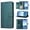 Green, variant on Case for Doogee N55 / N55 Plus Shockproof PU Leather Case with 9 Card Slots Kickstand Magnetic Flip Wallet Protective Phone Cover, Purple