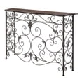 thumbnail image 3 of Convenience Concepts Wyoming Deluxe Console Table in Oak Veneer, 3 of 3