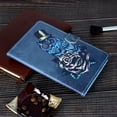 thumbnail image 4 of SaniMore Case for Samsung Galaxy Tab A8 Case 10.5" 2022 SM-X200/X205, Auto Wake/Sleep Pen/Card Holder Stand Dual Angle PU Leather Case Soft TPU Back Color Painting Magnetic Protective Case X200,D, 4 of 13