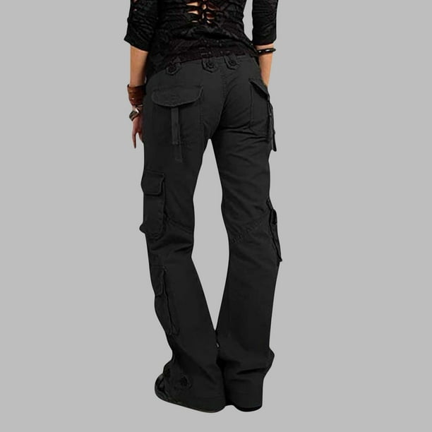 Stretch cargo trousers deals womens