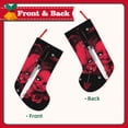 thumbnail image 2 of Lsque 18 Inches Chucky Pattern Christmas Stockings Hanging Ornaments,Knitted Xmas Fireplace Hanging Stocking,Holiday Decoration, 2 of 8