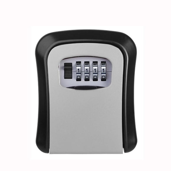 4 Digit Combination Key Lock Box Wall Mount Safe Storage Case OrganizerUS NEW
