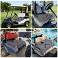 thumbnail image 6 of Golf Cart Seat Covers for 2 Seater,Gray Hockey Microfiber Cart Seat Towel Blanket,Modern Art Vintage Hockey Ball Sports Absorbent Breathable Non Slip Bench Seats Protector for Golf Course 51"x31", 6 of 9