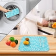 thumbnail image 4 of Ryvnso Coral Pattern Dish Drying Mat for Kitchen Countertop 16x18 Small Dish Pad Drainer Rack Dish Sink Mats, 4 of 7
