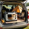 thumbnail image 4 of Collapsible Pet Travel Carrier, 50x35x35cm Soft-Sided Dog & Cat Crate for Car Travel, 4 of 6