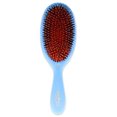 thumbnail image 2 of Mason Pearson Junior Mixture Bristle and Nylon Brush - BN2 Blue, 2 Pc Hair Brush and Cleaning Brush, 2 of 3