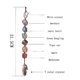 thumbnail image 1 of Taian serie de 7 colores colgante de coche Arco Iris colgante de cristal blanco curación con colgante de forma colgante de borla de amatista colgante de joyería ZefeiWu 8390615841665, 1 of 1