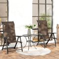 thumbnail image 2 of Outsunny Ensemble de 2 Chaises Pliantes d'Extérieur en Osier avec Dossier Réglable, 2 of 10