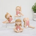 thumbnail image 6 of Yoga Poses Figurines, Lovely Bunny Girl Statue Crafts Sculpture ,Yoga Pose Figure for Home Office Gift Decoration, 6 of 9