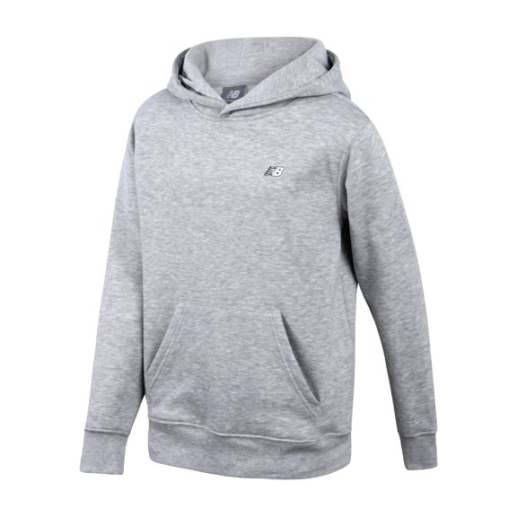 Sudadera con capucha New Balance de forro polar de algodón suave para niños, tallas 10-12