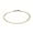 Yellow, variant on PORI JEWELERS 925 Sterling Silver 3mm Magic Herringbone Chain Anklet - Available in Silver or Yellow