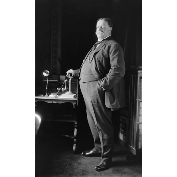 President William Howard Taft 1857-1930 Weighed Over 300 Pounds When He Was President From 1909-1913. History