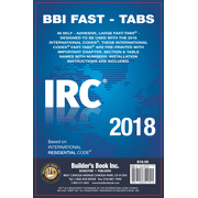 2018 International Residential Code (IRC) Fast Tabs