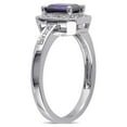 thumbnail image 4 of Everly Women's Created Sapphire and Sterling Silver Engagement Ring, 4 of 7