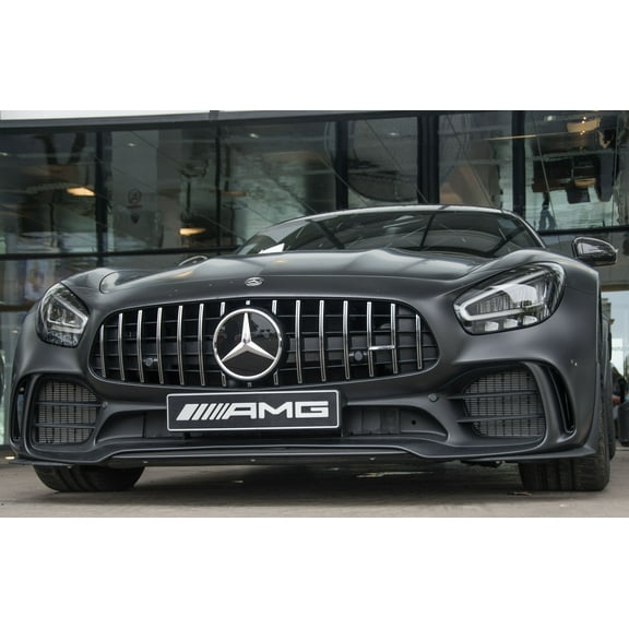 Amg Mercedes-Benz 24"x36" Photographic Print Poster Car Front Vehicle