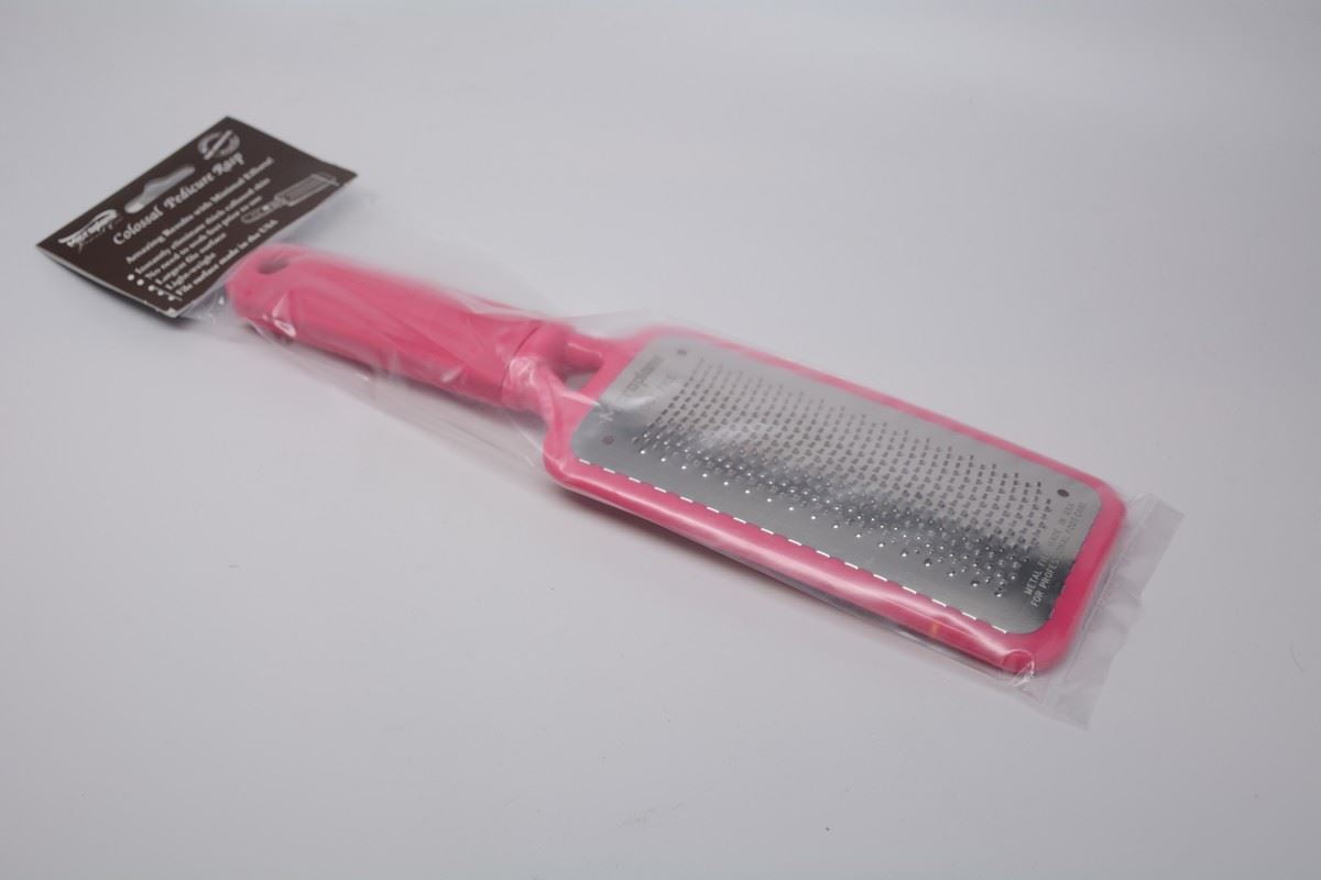 Microplane Colossal Foot File Pedicure Rasp Callus Remover, Pink
