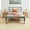 Black-W, variant on Twin Bed Frame, Twin Size Platform Bed Frame with Headboard, Metal Slats Support, No Box Spring Needed, Noise Free, Black