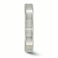 thumbnail image 3 of Edward Mirell Titanium Brushed Blue Topaz 4mm Band Size 8, 3 of 4