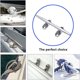 thumbnail image 2 of Cornamusa para muelle de barcos, base abierta de acero inoxidable 316 Cornamusas para cubierta de 4 pulgadas, accesorios de amarre, cornamusa para muelle de barcos. Paquete de 4, incluye tornillo, 2 of 5