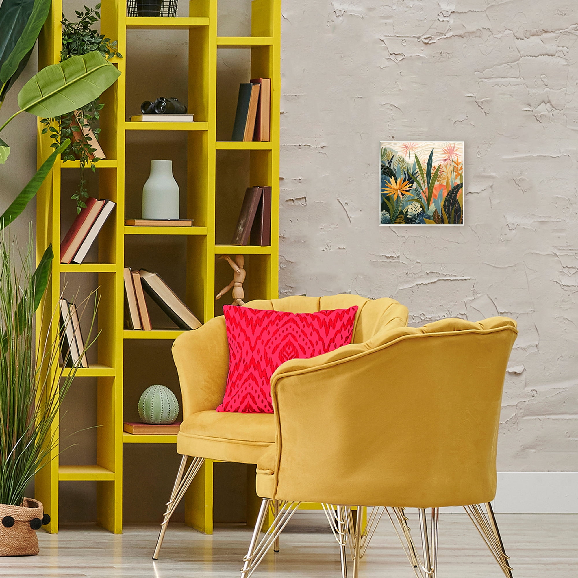 Stupell Industries Tropical Botanical Embrace Wall Plaque Art, design by Lazar Studio