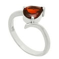thumbnail image 3 of Hessonite Garnet 925 Sterling Silver Ring s.7.5 Jewelry R-1731 AGR1022_B_7.5, 3 of 6