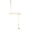 thumbnail image 1 of Clawfoot Tub Filler And Shower System - Polished Brass Finish, 1 of 1