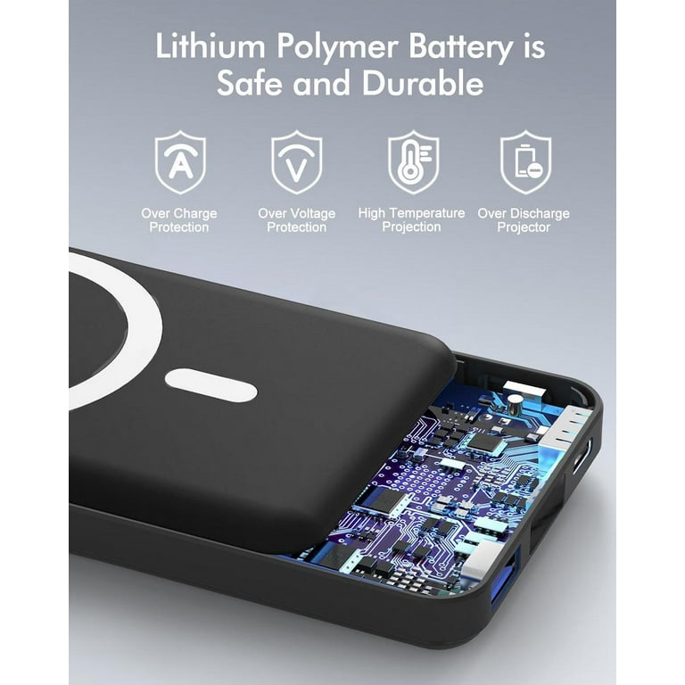 Verbatim Charge 'n' Go MagSafe Power Bank 10.000 mAh Verde 15 W Magnético - PD 22W Función
