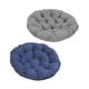 thumbnail image 3 of 2 cojines para asiento de patio, extraíbles, para colgar en la silla, tipo hamaca gris azul, 3 of 9