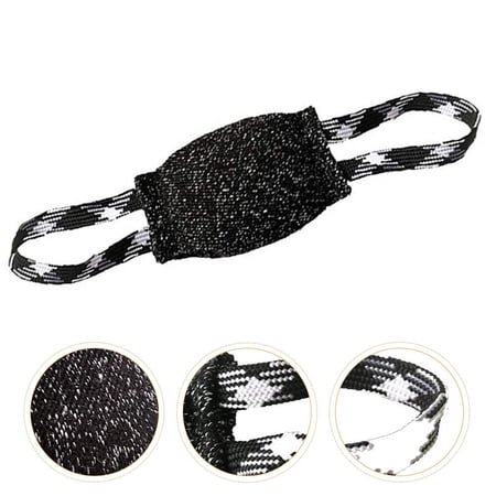CTIRCHIU Wear Resistant Dog Bite Pillow Black Agility Training Tool with Dual Handles for Pet Training