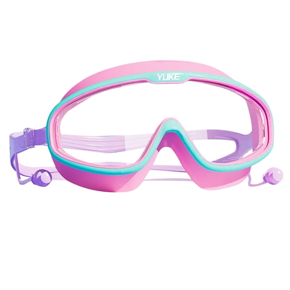 Tao Tao Kids Goggles For Swimming, Youth Wide View Anti Fog No Leak Clear Swim Goggles For Boys Girls Pool Beach Hot Pink Free Size