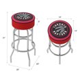 thumbnail image 2 of Trademark Gameroom Toronto Raptors Logo Bar Stool with Padded Seat, 2 of 5