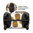 thumbnail image 4 of Balery Luggage Cover Honeycomb And Honey Print Suitcase Covers for Luggage Elastic Washable Suitcase Protector Fits 18-32 Inch Luggage-Large, 4 of 9