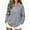 Gray, variant on Half-Zip Sweatshirts for Women Zaewscy Women's /Winter Casual Long-Sleeve Hooded Sweatshirt With Zipper And Lapel Collar Navy XXL