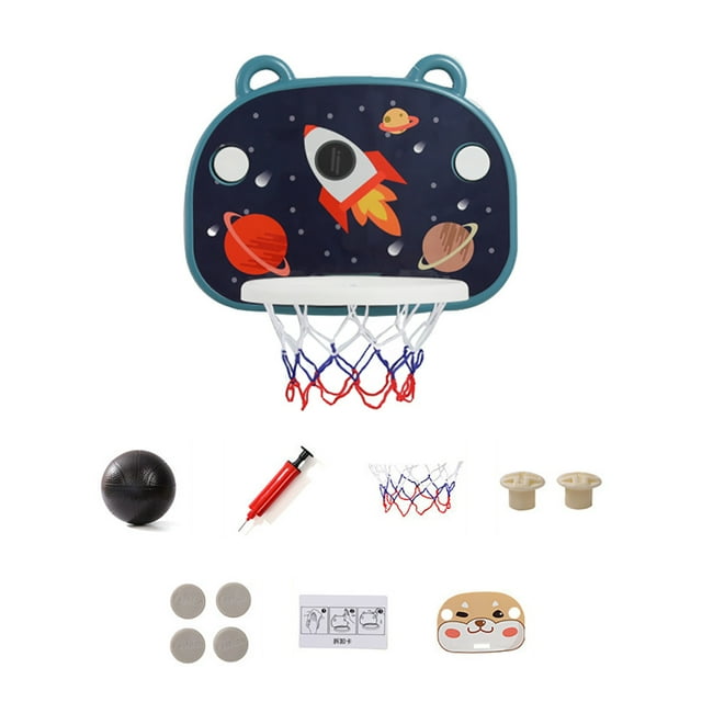 Kids Basketball Hoop Set Funny Adjustable Height Basketball Set Sport Game Set