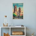 thumbnail image 4 of Vintage Wall Art Puebla Cathedral Mexico Retro Travel Poster Baroque Architecture Mid Century Style Print Canvas Poster, 4 of 8