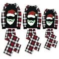 thumbnail image 2 of Ihaphap Plus Size Black Santa Family Christmas Matching Pajamas Set, 2-3T-Kid, 2 of 6