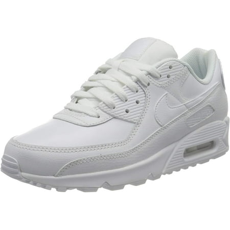 Nike Air Max 90 LTR CZ5594-100 Men's White Leather Low Top Running Shoes NX62 (10)