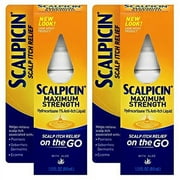 Scalpicin Scalp Itch Relief, 1.5 fl Oz. Maximum Strength (Pack of 2)