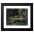 thumbnail image 2 of Hans Sandreuter 24x20 Black Modern Framed Museum Art Print Titled - Interior of a Forest (1874), 2 of 5