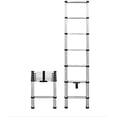 thumbnail image 4 of Escalera Telescópica Aluminio 2 Metros Retráctil Plegable - Soporta 150 kg - Diseño Compacto Portátil con Seguros de Bloqueo, 4 of 5