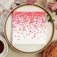 thumbnail image 6 of Lilixerw 20 PCS Disposable Heart Shaped Napkins for Valentine's Day Party,Love Themed Printed Paper Napkins for Wedding Table Decor,Dinner Party,6.5x6.5 Inch, 6 of 6