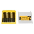thumbnail image 4 of 10 brocas negras con punta de lanza en ángulo cruzado y mango hexagonal para hormigón, cerámica, azulejos, ladrillos, vidrio, plástico y madera., 4 of 14