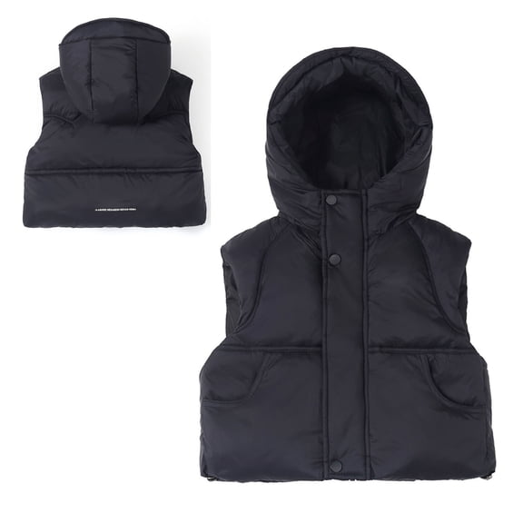 Toddler Girls Boys Puffer Vest Boys Winter Vest Cute Jackets Thicken Windproof Zipper Warm Outwear Toddler Down Jacket for Toddler 18-24 Months