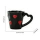 thumbnail image 3 of Taza para parejas de San Valentín | Taza de café cerámica Rojo Rosa Blanco Negro | Acabado brillante duradero de 5,3 pulgadas | Diseño de Corazón Romántico | regalo ideal para él, ella | Agarre, 3 of 6