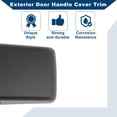 thumbnail image 5 of Unique Bargains No.LR030193 Exterior Door Handle Cover Trim Fit for Land Rover LR4 / Discovery 4 2010-2016 Door Handle Cover 1 Pcs Matte Black, 5 of 7