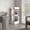 White, variant on White 3-Tier Liquor Cabinet | Provide Shelves for Bar Tools in Dining Room, Organize Items