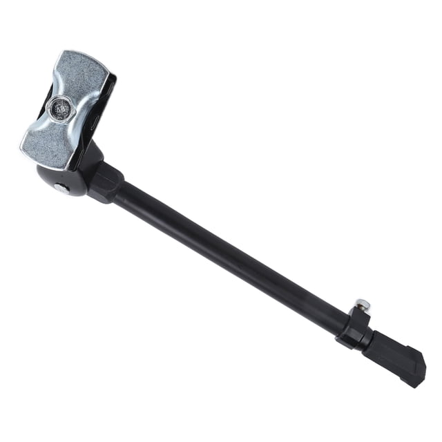 Bike Kickstand, Anti Rust Durable Center Mount Kickstand Waterproof For 24-27 Inch Road Mountain Bikes Black