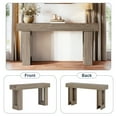 thumbnail image 4 of Topcobe 63-Inch Console Table, Farmhouse Wooden Sofa Table Entryway Table, Modern Furniture for Indoor, Living Room, Gray, 4 of 8